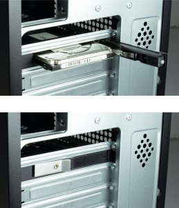 Kieszeń Inter-Tech Ramka HDD do 1x 6,35cm 2,5Zoll PCISlot 5