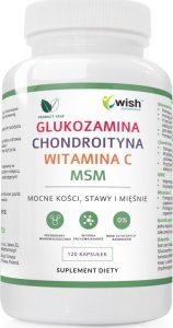 WISH WISH Glukozamina Chondroityna Witamina C MSM 120vegcaps 1