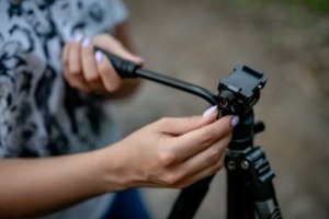 Statyw Fotopro Statyw Fotopro X-Aircross 3 Lite Video - pomarańczowy 14