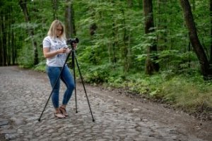 Statyw Fotopro Statyw Fotopro X-Aircross 3 Lite Video - pomarańczowy 19