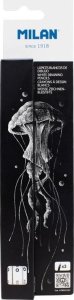 Milan Ołówek biały węgiel 3szt MILAN 2