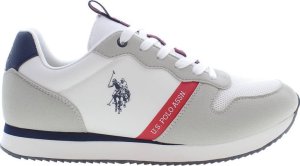 U.S. Polo Assn BIAŁE MĘSKIE BUTY SPORTOWE W NAJLEPSZEJ CENIE US POLO 45 1