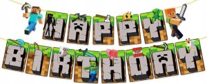 GoDan Banner Minecraft Happy Birthday 1