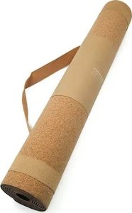 Tunturi Jogos kilimėlis Tunturi Cork,183x61x0,4 cm, smėlio spalvos 1