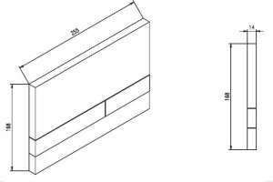 KAN-therm JOMO PRZYCISK EXCLUSIVE 2.0 CZARNY MAT 3