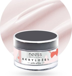 NEESS DONEGAL Akrylożel do paznokci - Milky Glitter (7887)  15g 1