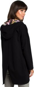 BeWear B091 Bluza z kapturem i zamkiem na skos - czarna (kolor czarny, rozmiar 2XL/3XL) 3