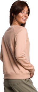 BeWear B167 Bluza z nadrukiem - beżowa (kolor beż, rozmiar L) 4