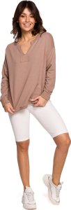 BeWear B225 Bluza z wycięciem w dekolcie - cappuccino (kolor Cappucino, rozmiar XXL) 3