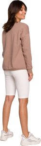 BeWear B225 Bluza z wycięciem w dekolcie - cappuccino (kolor Cappucino, rozmiar M) 4