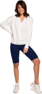 BeWear B225 Bluza z wycięciem w dekolcie - ecru (kolor ecru, rozmiar M) 3
