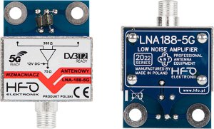 Antena RTV Dipol WZMACNIACZ ANTENOWY EKRANOWANY LNA 188-5G 3