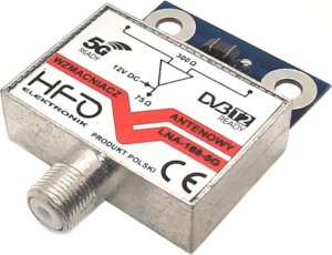 Antena RTV Dipol WZMACNIACZ ANTENOWY EKRANOWANY LNA 188-5G 4