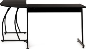 Biurko ModernHome Biurko narożne gamingowe biurowe LOFT szkolny stół czarny 14
