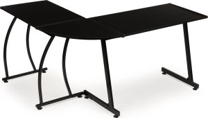 Biurko ModernHome Biurko narożne gamingowe biurowe LOFT szkolny stół czarny 2