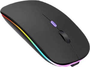 Mysz nemo Bezprzewodowa Mysz Podświetlenie LED MR12 czarna 2