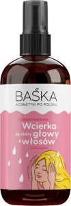 Solverx BAŚKA Kosmetyki Po Polsku Humektantowa wcierka do skóry głowy i włosów - malinowa  100ml 2