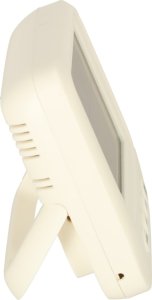 PrzydaSie Higrometr zegar termometr pokojowy wilgotnościomierz LCD 7