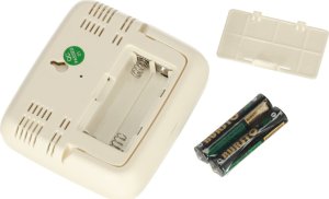 PrzydaSie Higrometr zegar termometr pokojowy wilgotnościomierz LCD 8