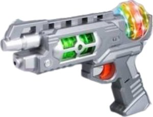 ProNice DUŻY PISTOLET Z KOLOROWYMI DIODAMI LED NA BATERIE DZIECIĘCA ZABAWA PREZENT 3