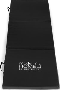 ModernHome Materac gimnastyczny czarny do ćwiczeń fitness 182x60cm 5