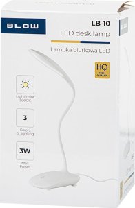 Lampka biurkowa Blow biała 4