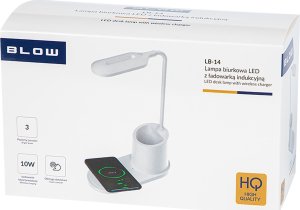 Lampka biurkowa Blow biała 4
