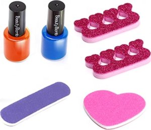 ProNice Zestaw Do Robienia Paznokci Naklejki I Frezarka Maszynka Tipsy Brokat 6