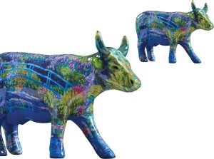 Hanipol CowParade Private Collection 2022,  Giverny, autor: Henric Kihlstrom. 1