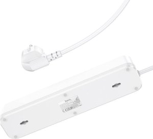 Listwa zasilająca Hoco HOCO listwa zasilająca 4 gniazda + 2 x USB A + Typ C PD QC3.0 3A 20W NS1 1,8 m biała 2