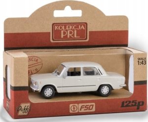 Figurka Papo Kolekcja PRL Fiat 125p popielaty 2