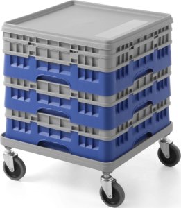 CAMBRO Wózek na kosze do zmywarki Camrack 50x50cm - szary Wózek na kosze do zmywarki Camrack 50x50cm - szary (877807) 2