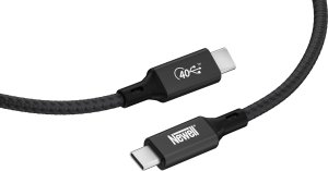 Kabel USB Newell USB-C - USB-C 1 m Grafitowy (NL3587) 3