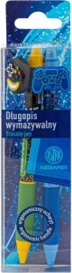 Astra Długopsi wymazywalny Oops! Gamer 2szt ASTRA 7