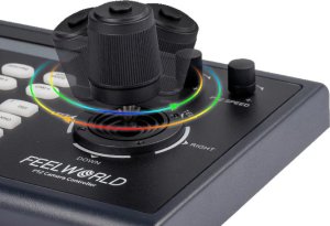 Feelworld FEELWORLD KBC10 PTZ Camera Controller with Joystick and Keyboard Control LCD Display PoE Supported 4