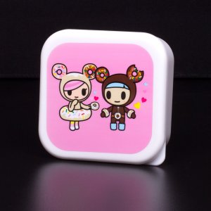 Thumbs Up Thumbs Up 1002240 pojemnik na jedzenie Zestaw pudełek na lunch Różowy, Biały 4 szt. 6