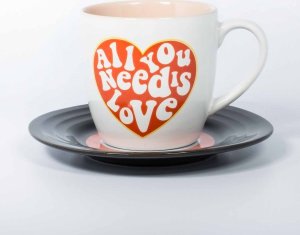 Thumbs Up Thumbs Up 1001707 miseczka Czerwony, Biały Uniwersalne 1 szt. 2