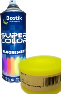 Dedra FARBA W SPRAYU LAKIER FLUORESCENCYJNY SUPER COLOR ŻÓŁTY 400ML 1