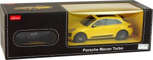 Rastar Auto R/C Porsche Macan Turbo 1:24 Rastar Żółty 6