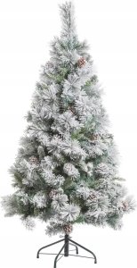 vidaXL Sztuczna choinka z ośnieżonymi gałązkami, 150 cm 2