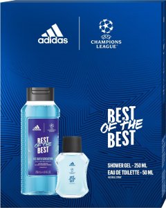 Coty ADIDAS UEFA CHAMPIONS LEAGUE Zestaw prezentowy Best of The Best (Woda toaletowa 50ml+Żel pod prysznic 3w1 250ml) 1