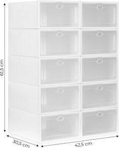 ModernHome Szafka modułowa na buty organizer - tworzywo 8