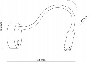 Kinkiet TK Lighting Tk Lighting Lagos 5921 kinkiet lampa ścienna 1x6W G9 biały 3