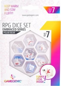 Gamegenic Gamegenic: Embraced Series - RPG Dice Set - Polar Bear 1