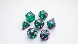 Gamegenic Gamegenic: Galaxy Series - RPG Dice Set - Aurora 1