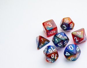 Gamegenic Gamegenic: Galaxy Series - RPG Dice Set - Mars 1