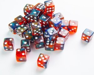 Gamegenic Gamegenic: Galaxy Series - D6 Dice Set (12 mm) - Mars 1