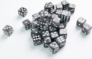 Gamegenic Gamegenic: Galaxy Series - D6 Dice Set (12 mm) - Moon 1