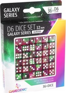 Gamegenic Gamegenic: Galaxy Series - D6 Dice Set (12 mm) - Aurora 2