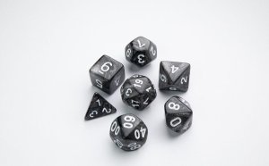 Gamegenic Gamegenic: Galaxy Series - RPG Dice Set - Moon 1